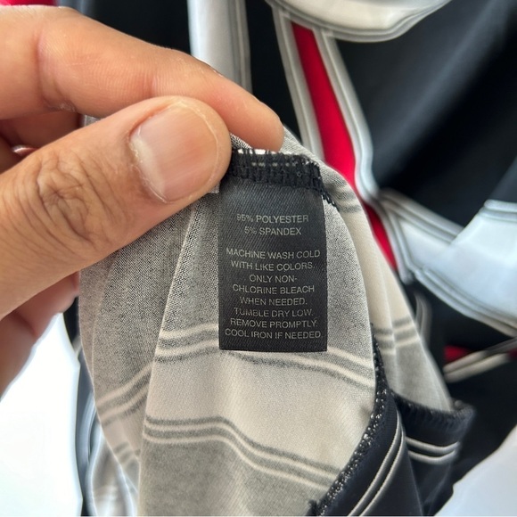 White House Black Market Women’s Large Drape Neck Tunic Mini Dress Size Small - Picture 6 of 9